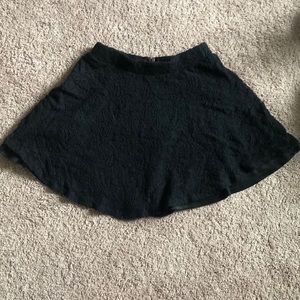 Lace black mini skirt from Target.